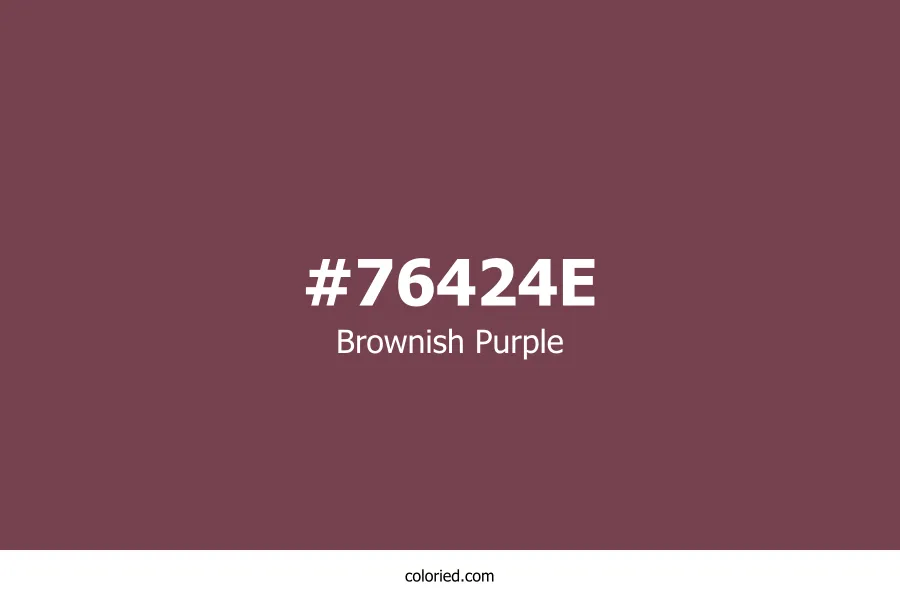 Brownish Purple Color