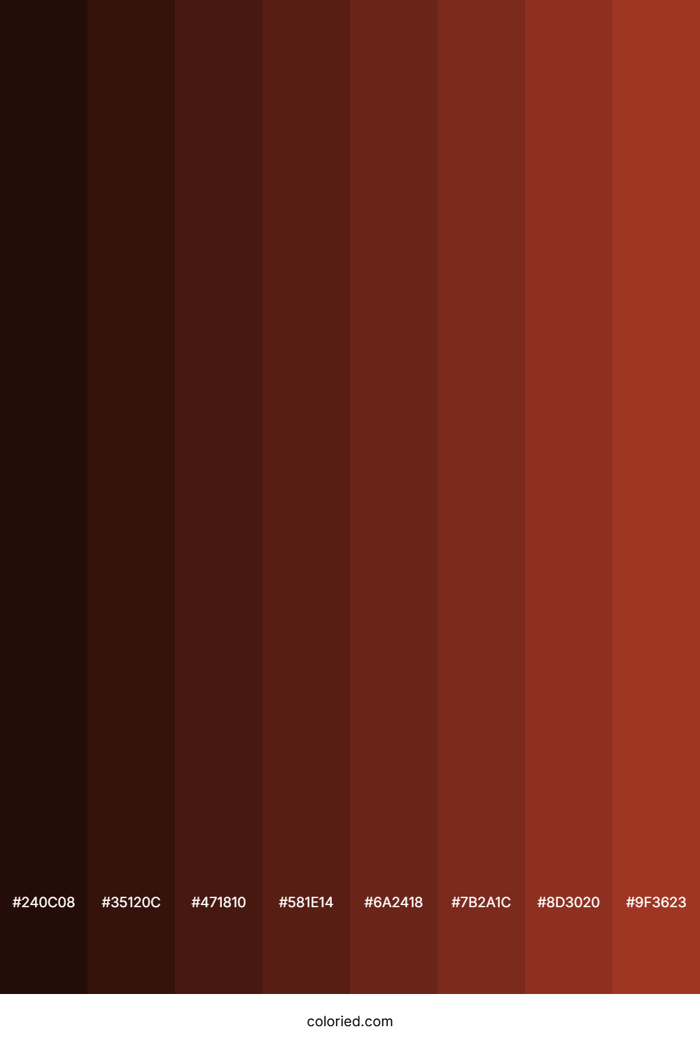 Brownish Red Shades