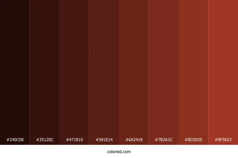 Brownish Red Shades