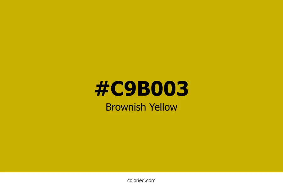 Brownish Yellow Color