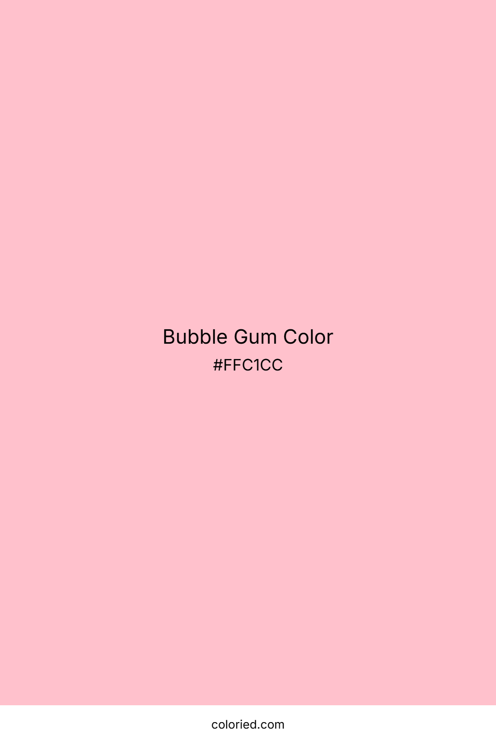 Bubble Gum Color