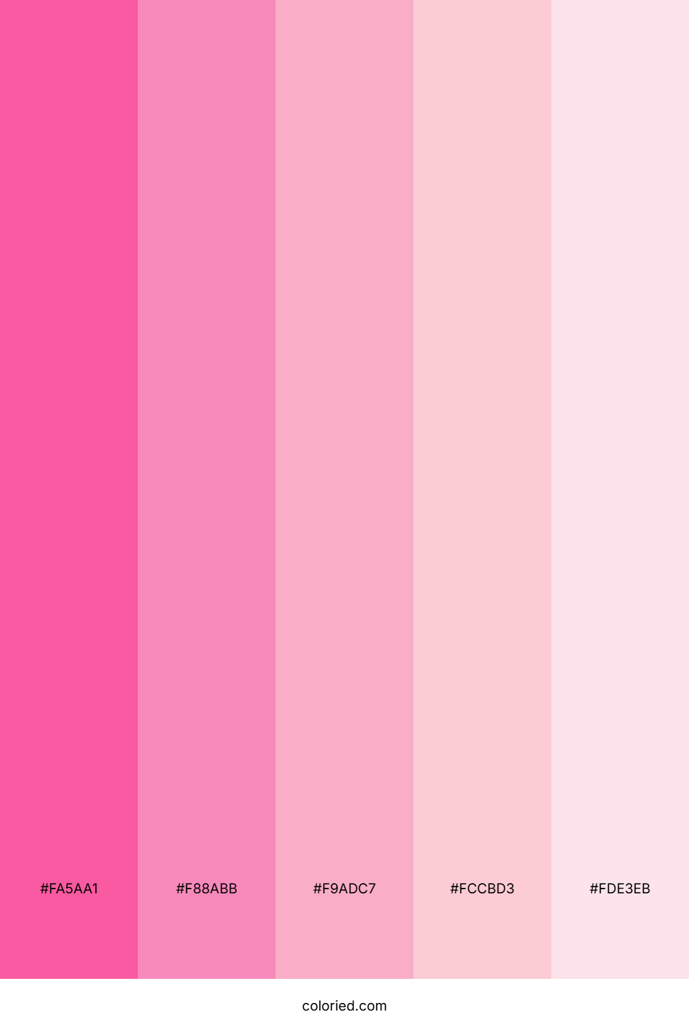 Bubblegum and Cotton Candy Color Palette