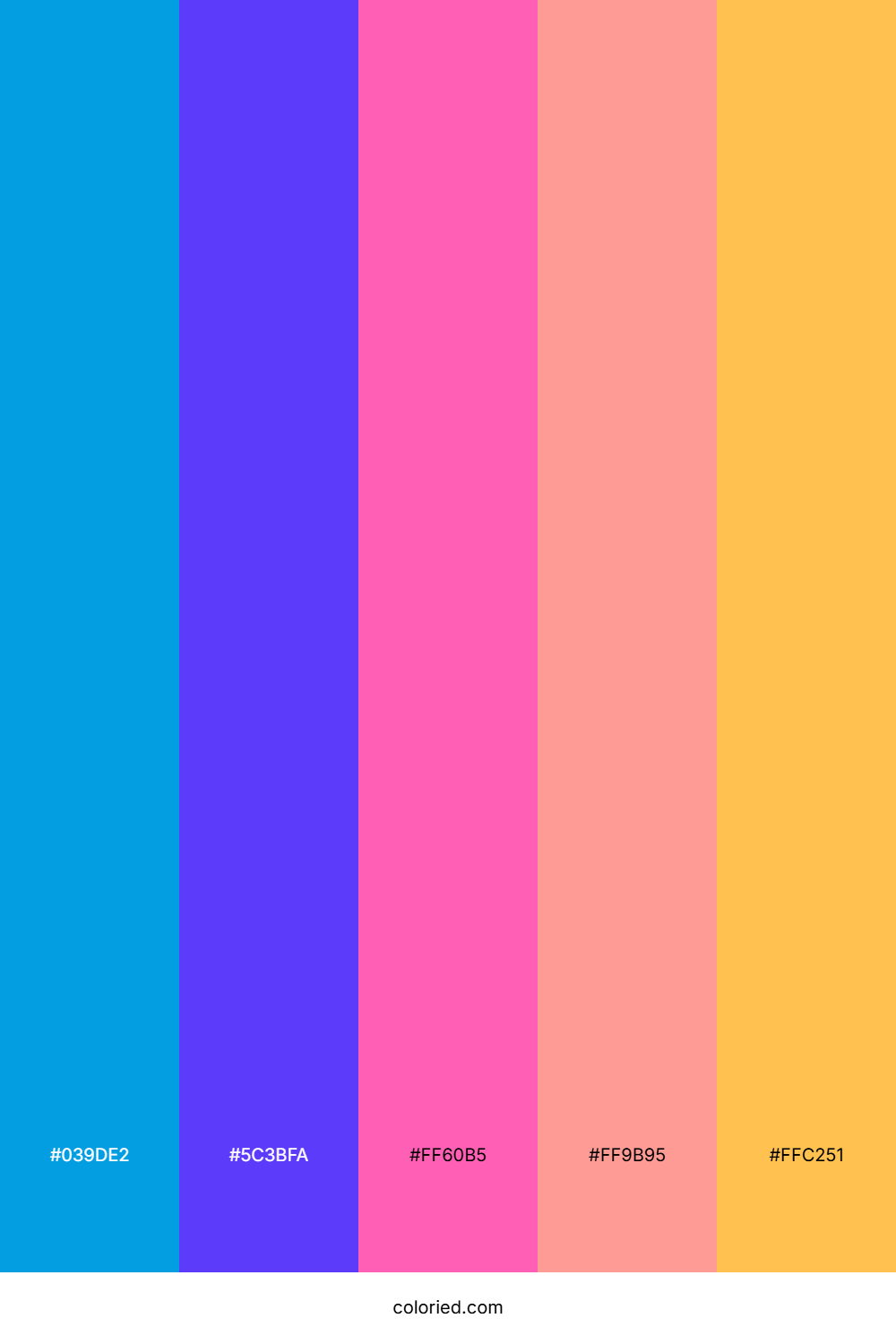 Bubblegum Ocean Sparkle Color Palette