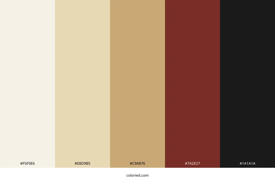 Burberry Color Color Palette