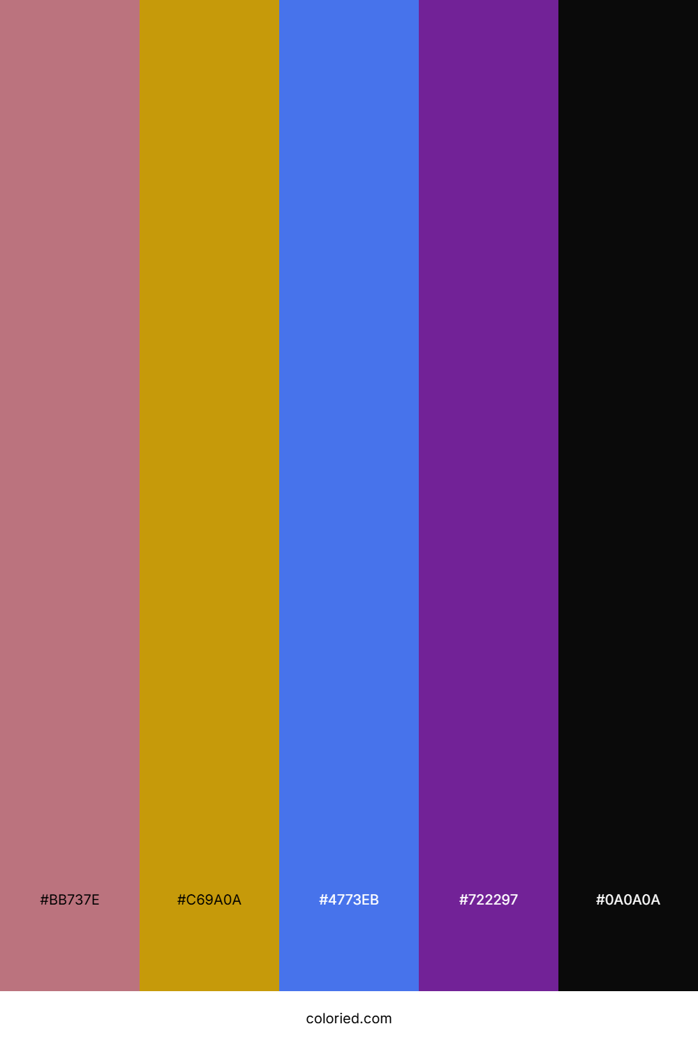 Burgundy and Gold Color Palette