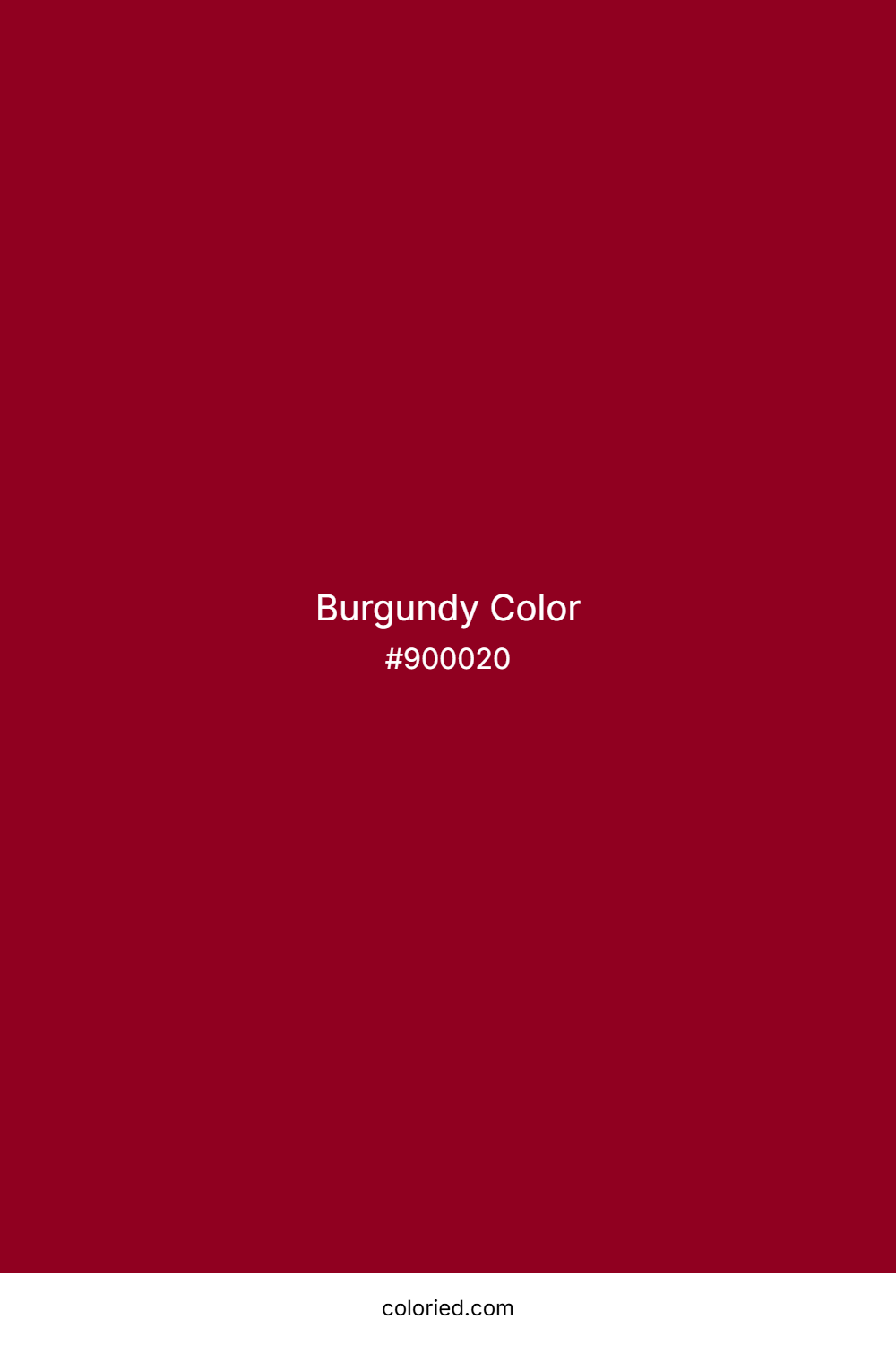 Burgundy Color
