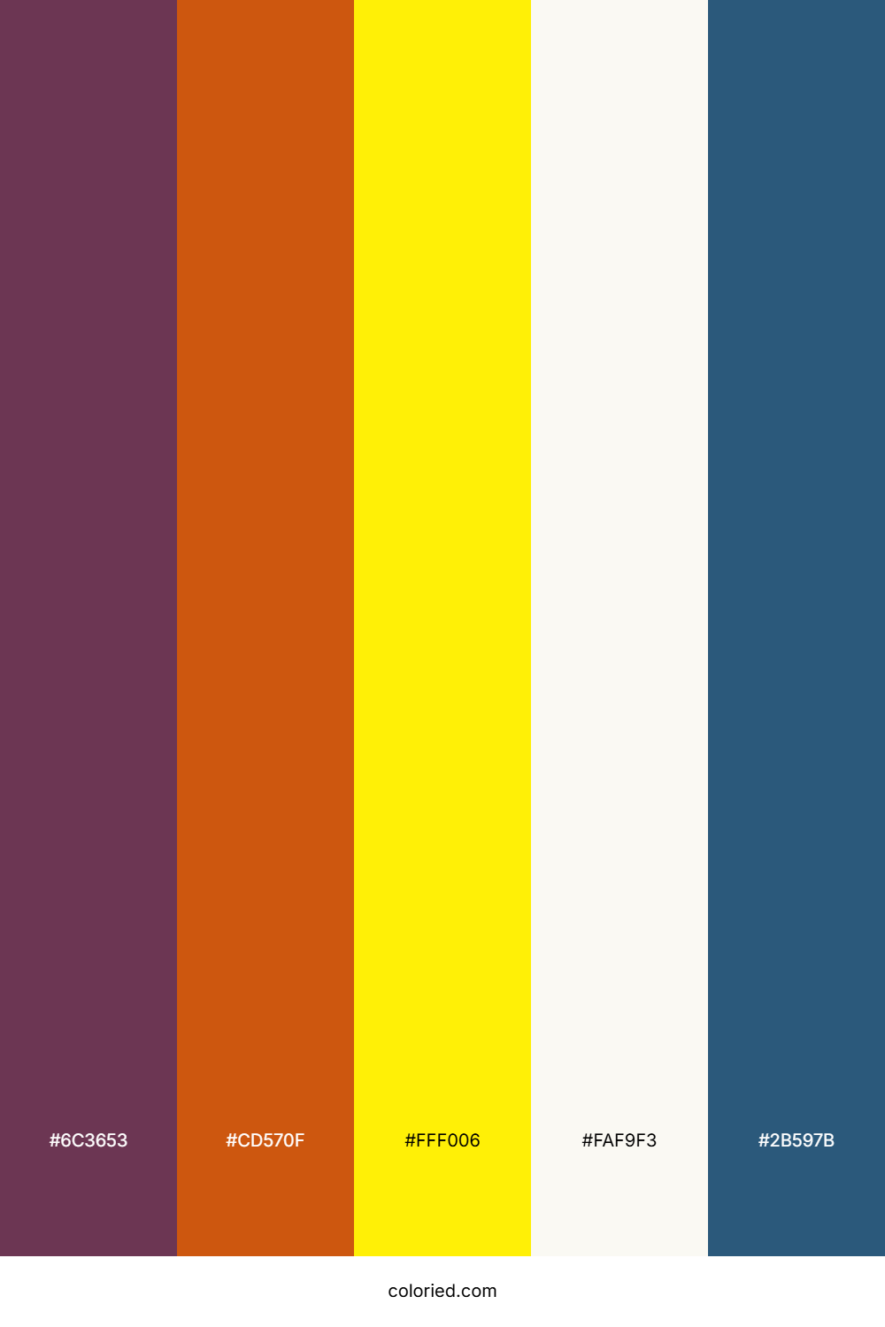 Burgundy Gold Sea Color Palette
