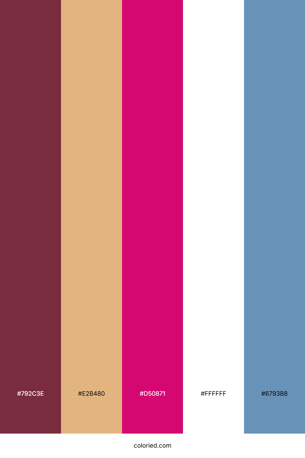 Burgundy Sunset Glow Color Palette