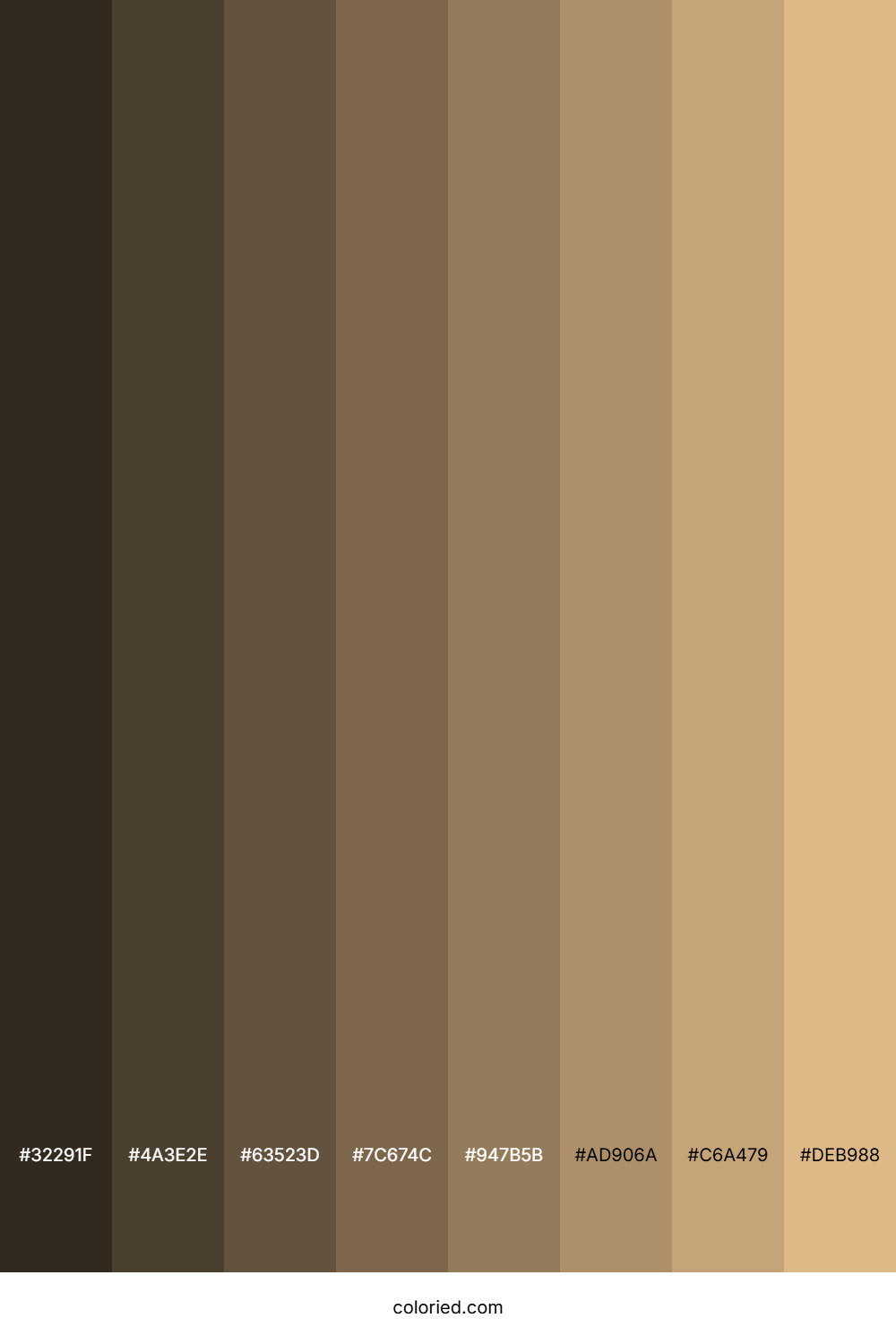 Burly Wood Color Shades