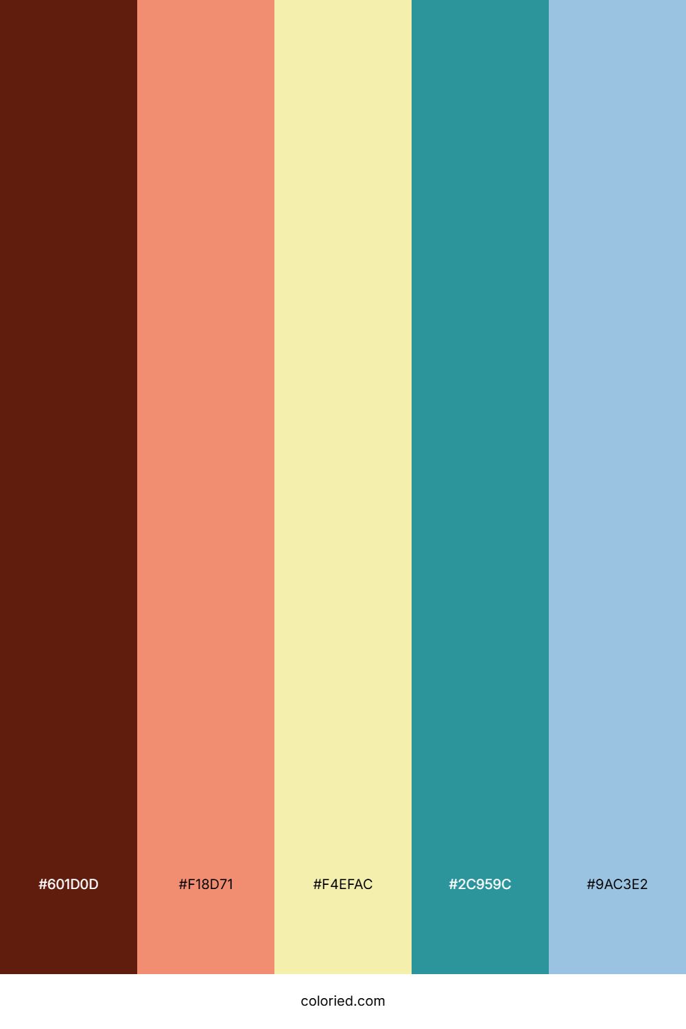 Burnt Copper Sea Color Palette