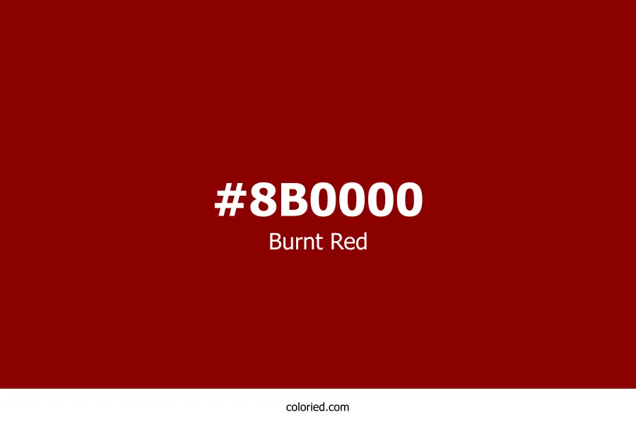 Burnt Red Color Hex Code