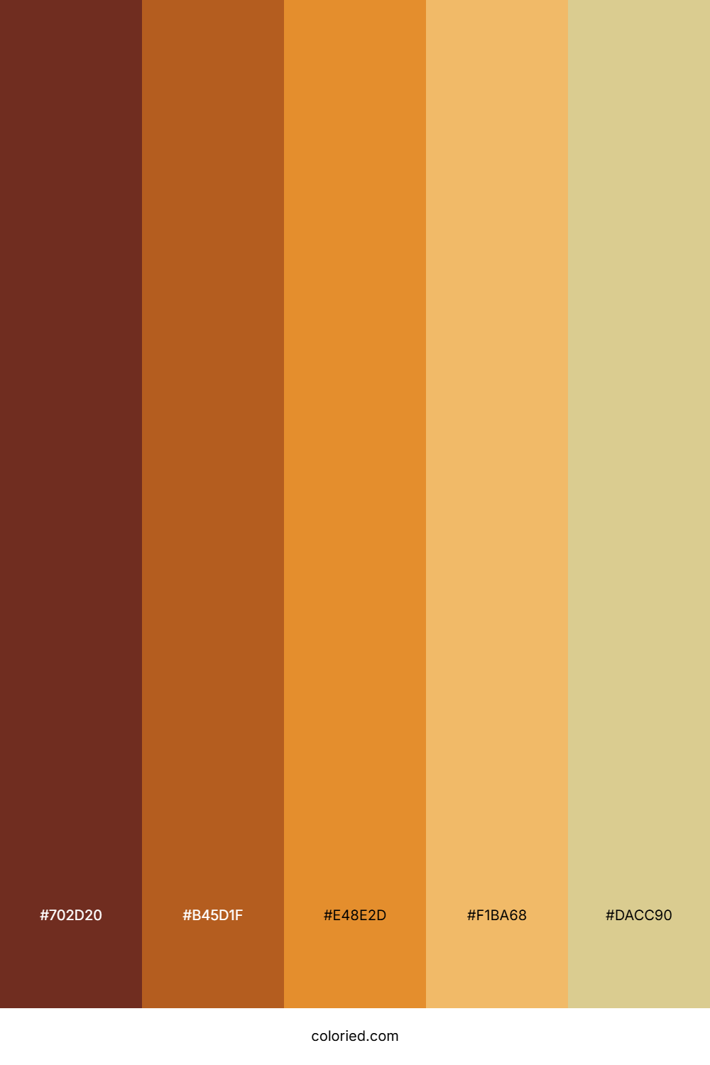 Burnt Sienna Horizon Color Palette