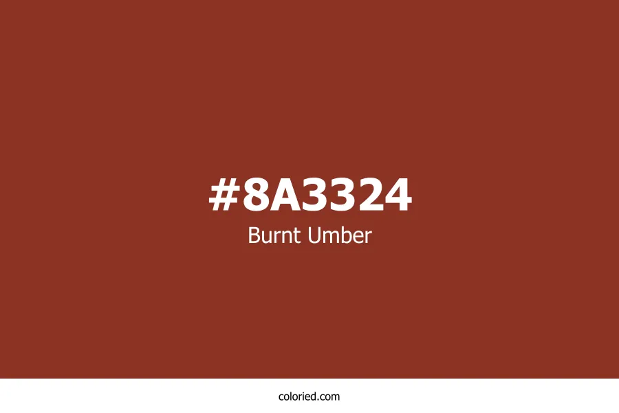 Burnt Umber Color Hex Code
