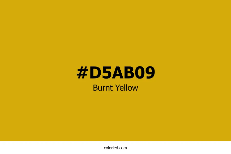 Burnt Yellow Color