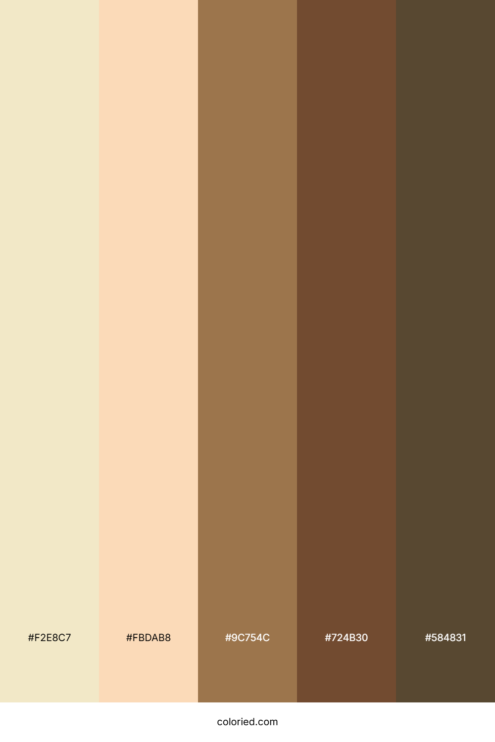 Butter Almond Dream Color Palette
