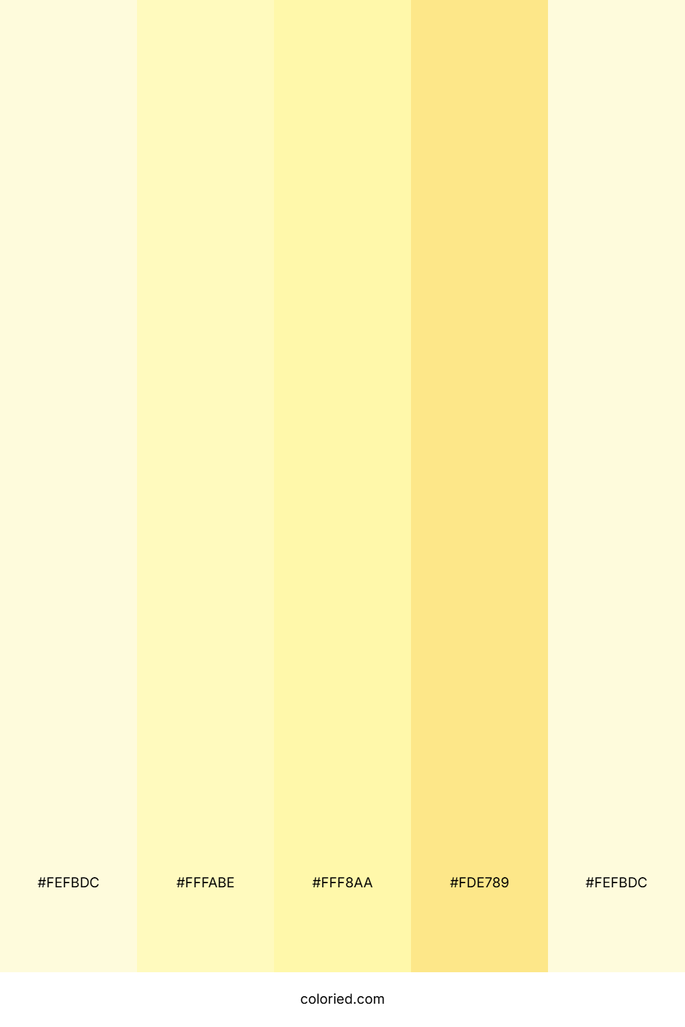 Buttercream And Lemon Color Palette