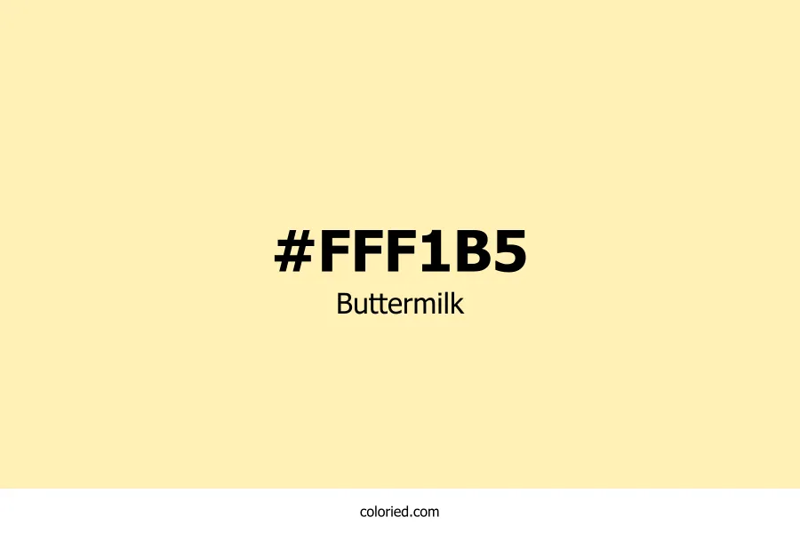 Buttermilk Color