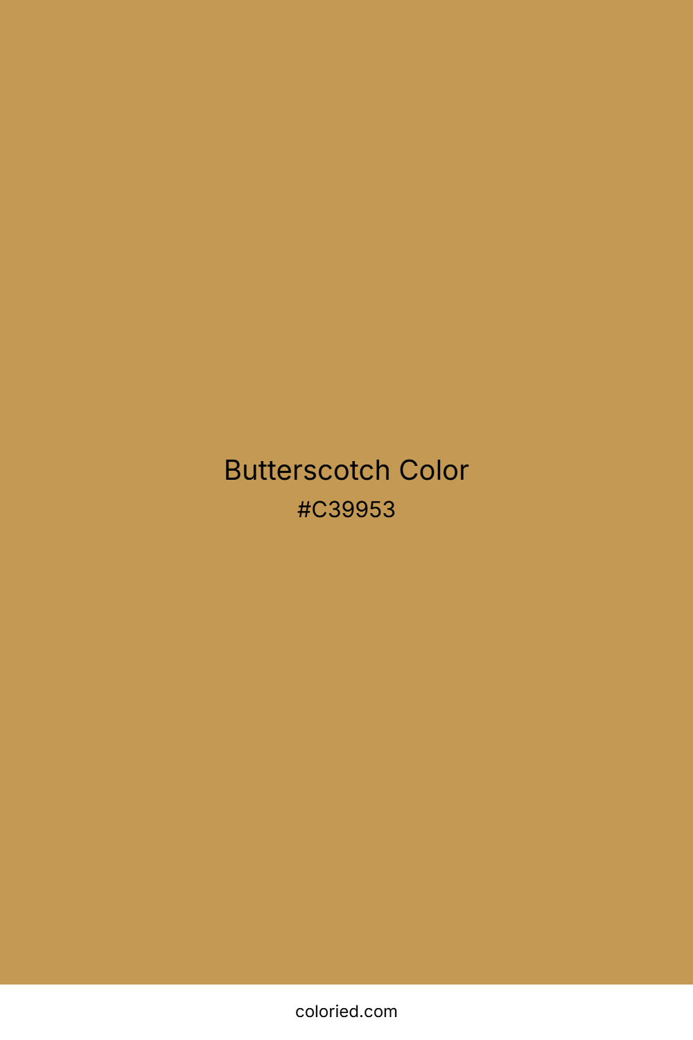 Butterscotch Color