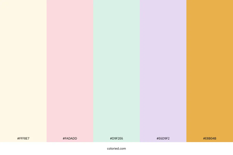 Cake Color Palette