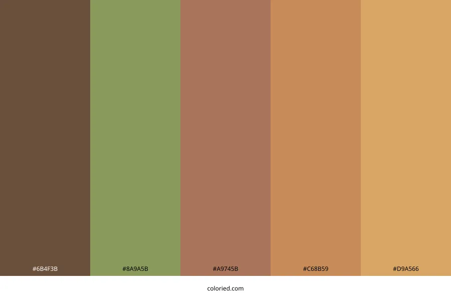 Calm Autumn Color Palette