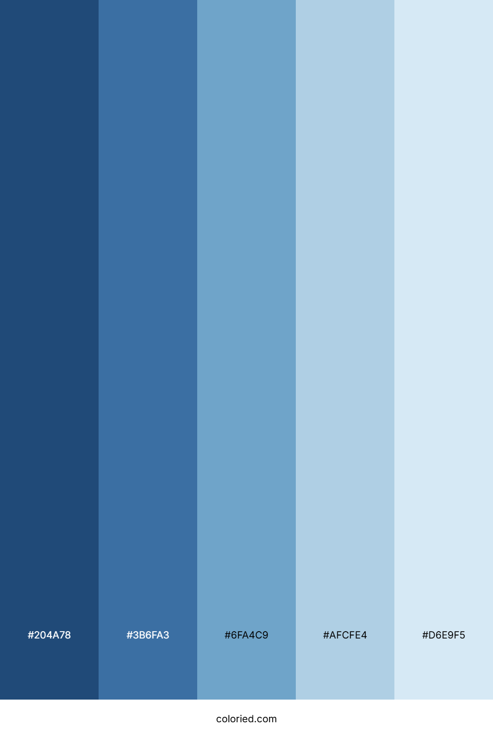 Calm Blue Color Palette
