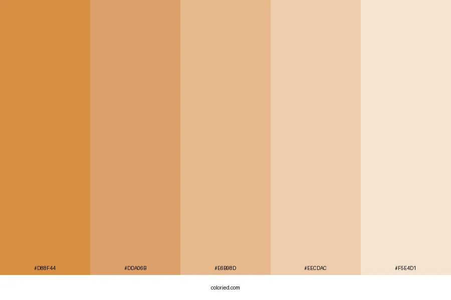Camel Color Palette