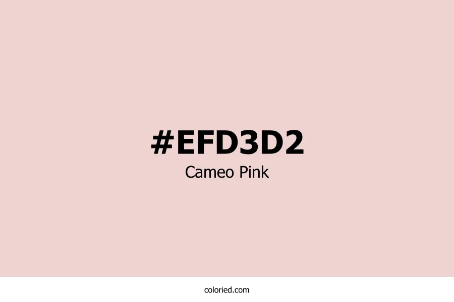 Cameo Pink Color Hex Code