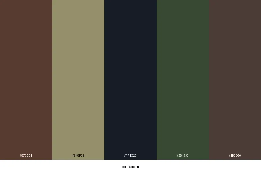 Camo Color Palette