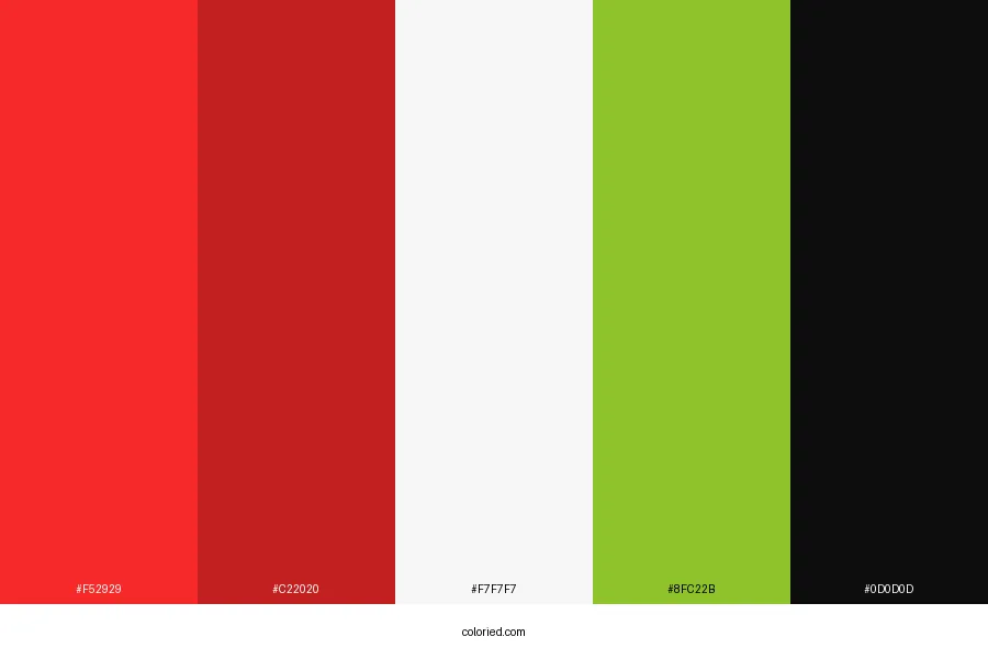 Candy Cane Color Palette