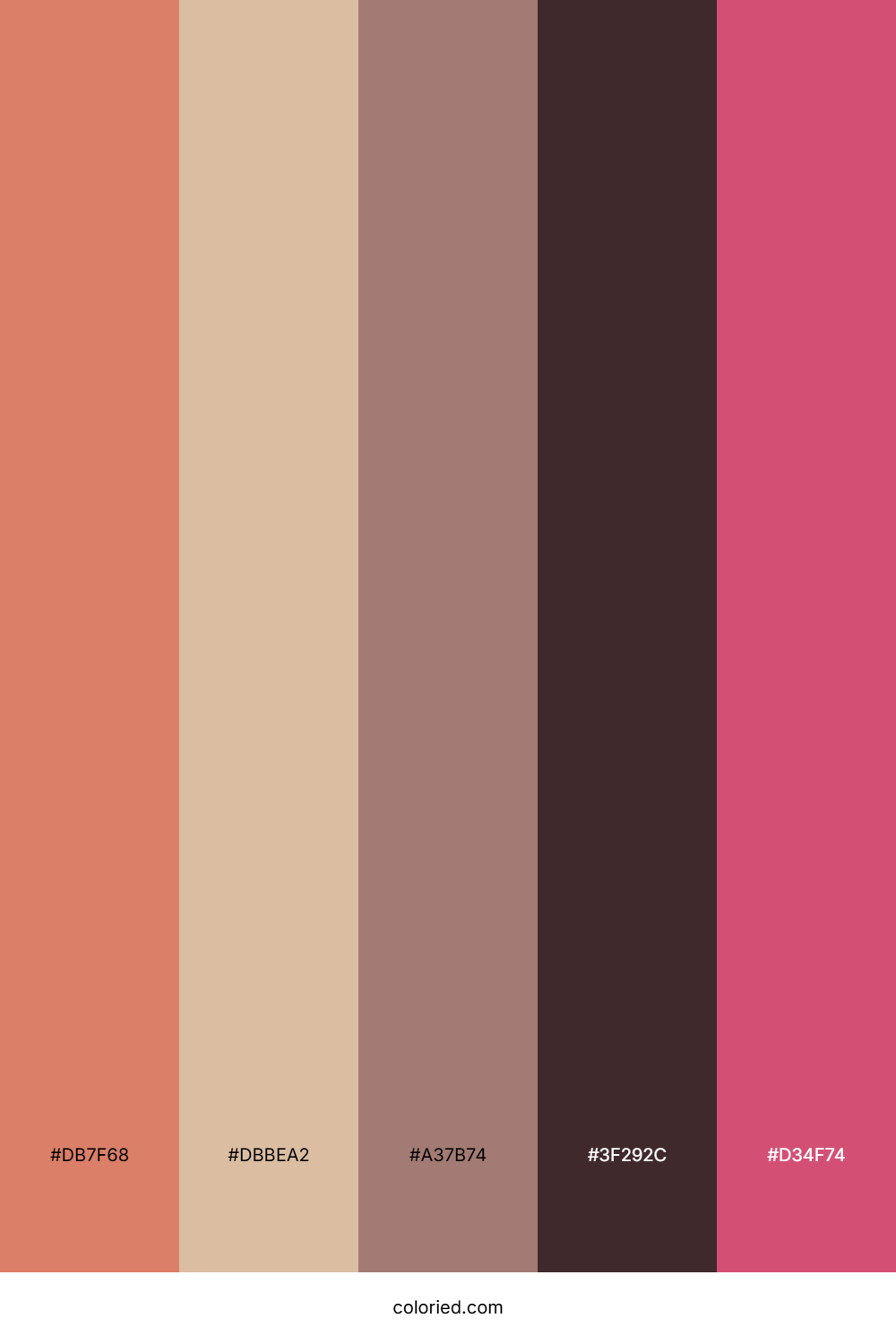 Candy Coral Tide Palette