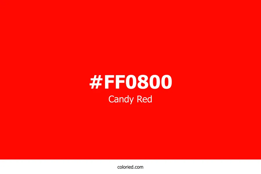 Candy Red Color