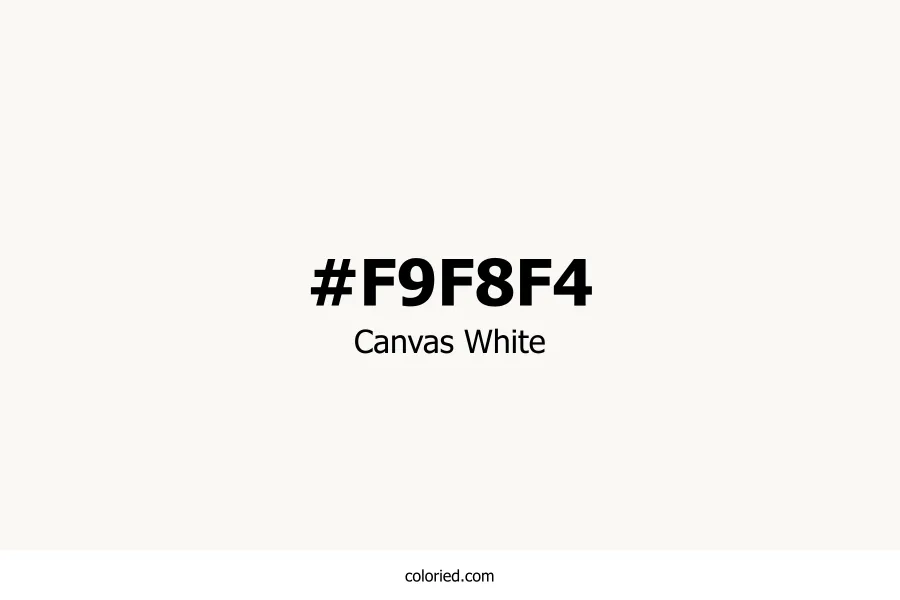 Canvas White Color