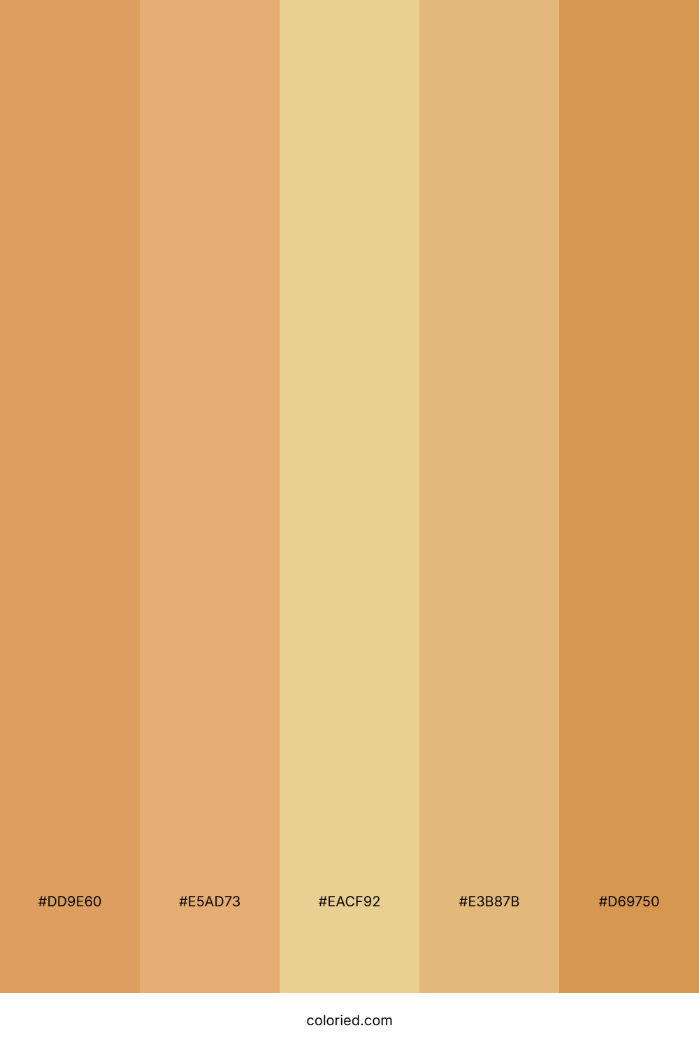Caramel And Honey Color Palette