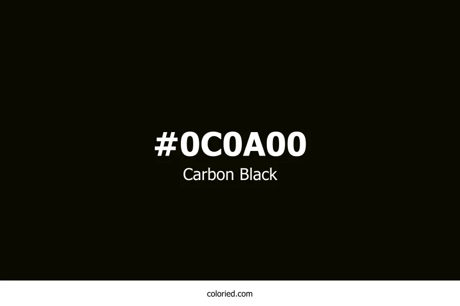 Carbon Black Color