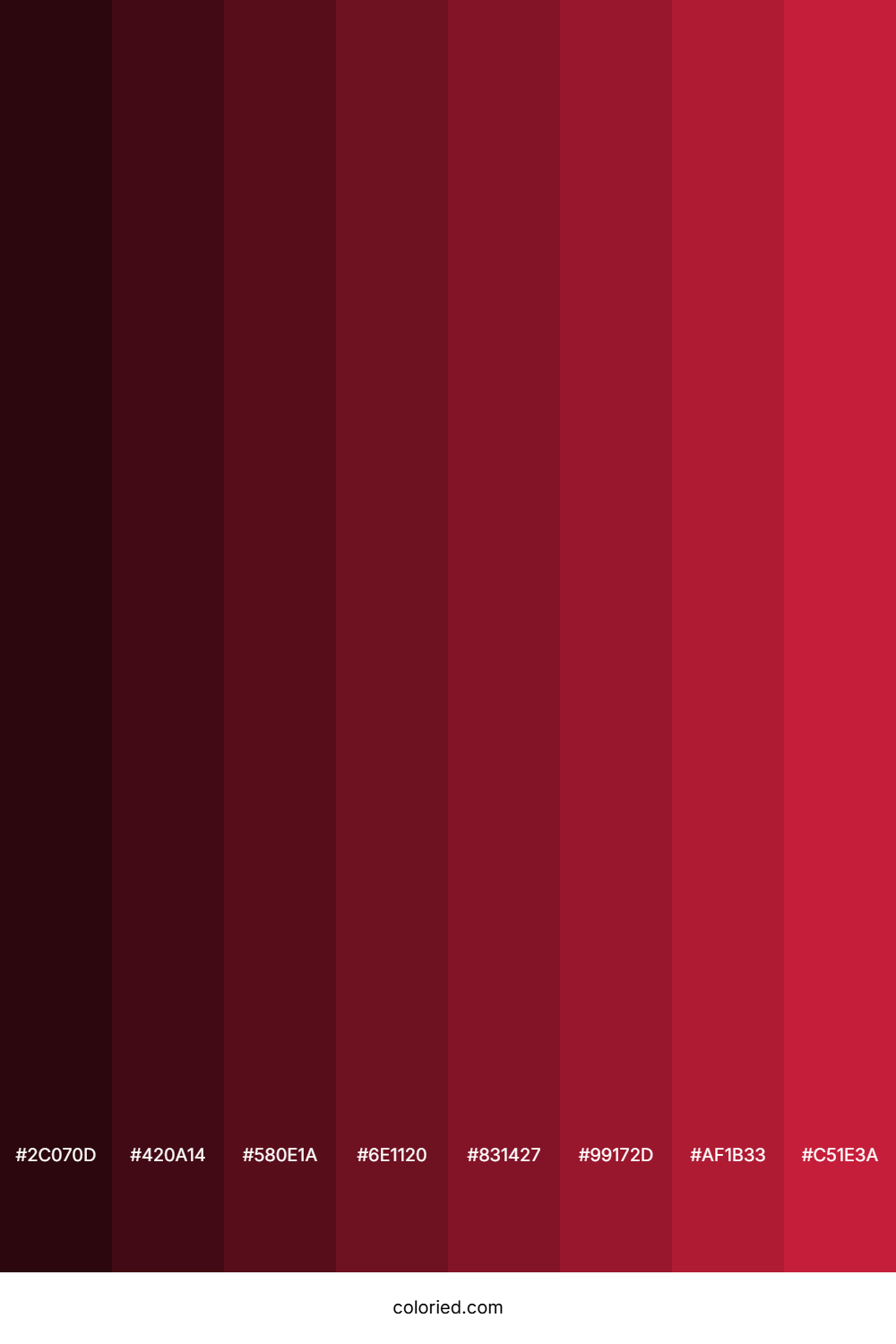 Cardinal Color Shades