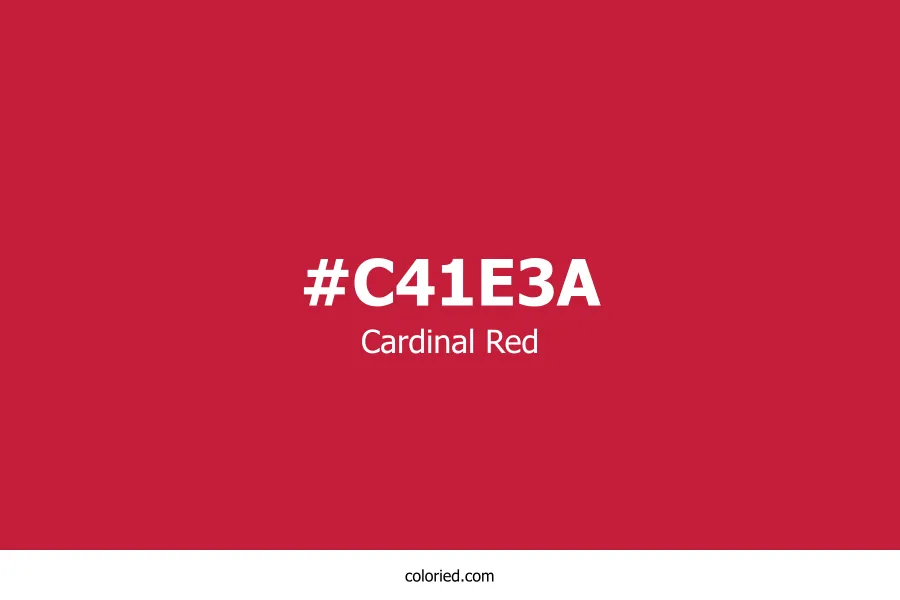 Cardinal Red Color Hex Code