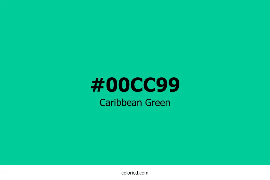 Caribbean Green Color
