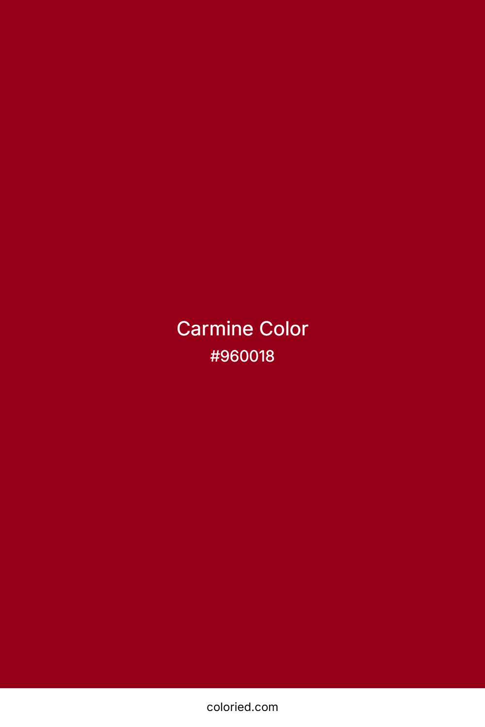 Carmine Color