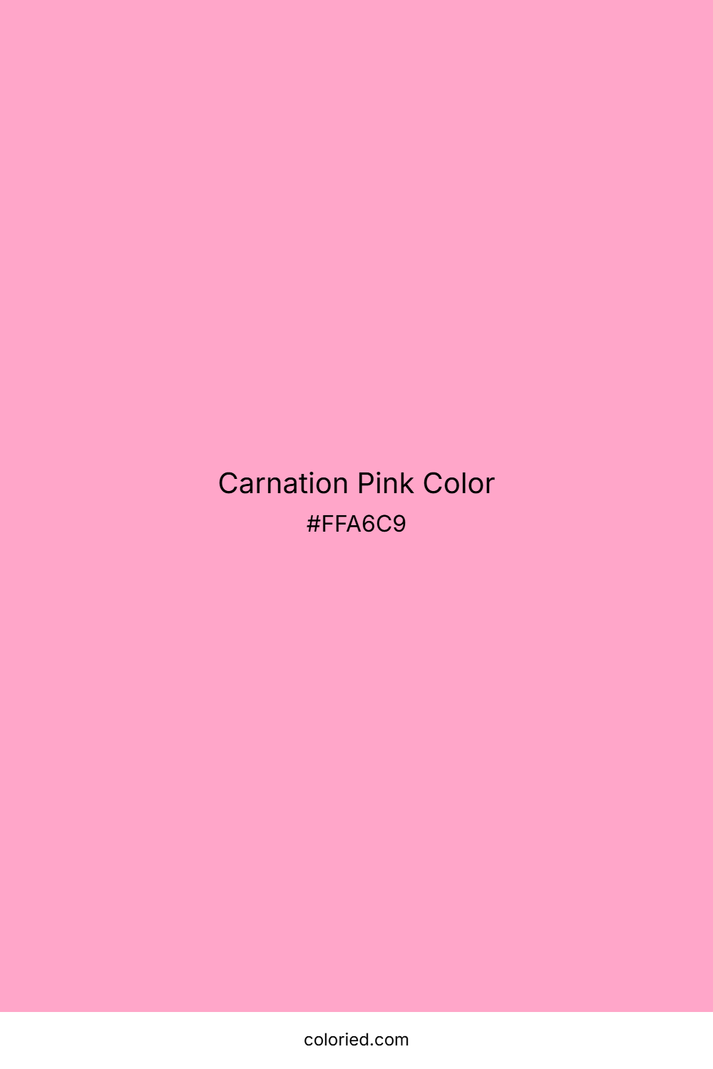 Carnation Pink Color