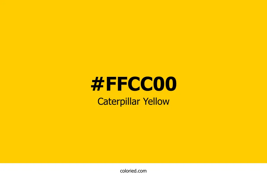 Caterpillar Yellow Color