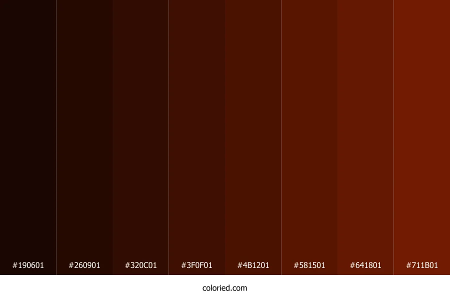 Cedar Wood Color Shades