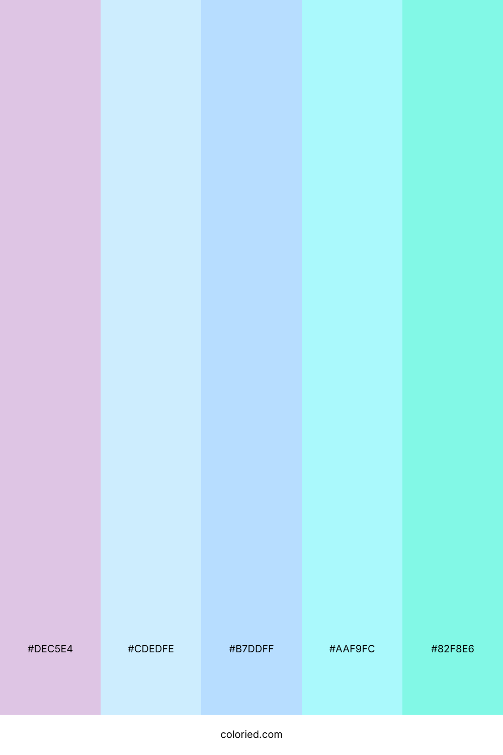Celestial Ice Cloud Color Palette