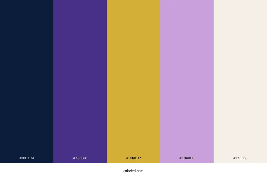 Celestial Wedding Color Palette