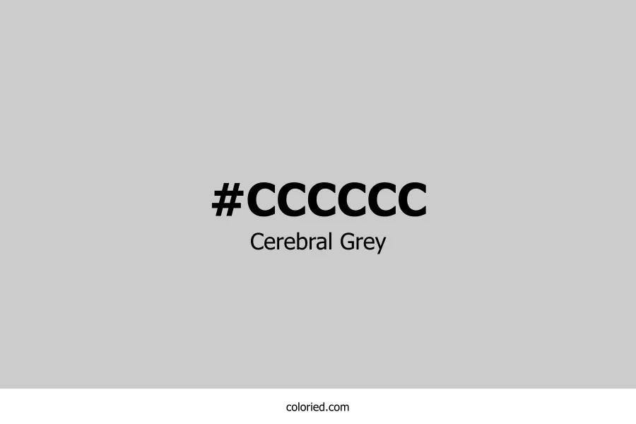 Cerebral Grey Color