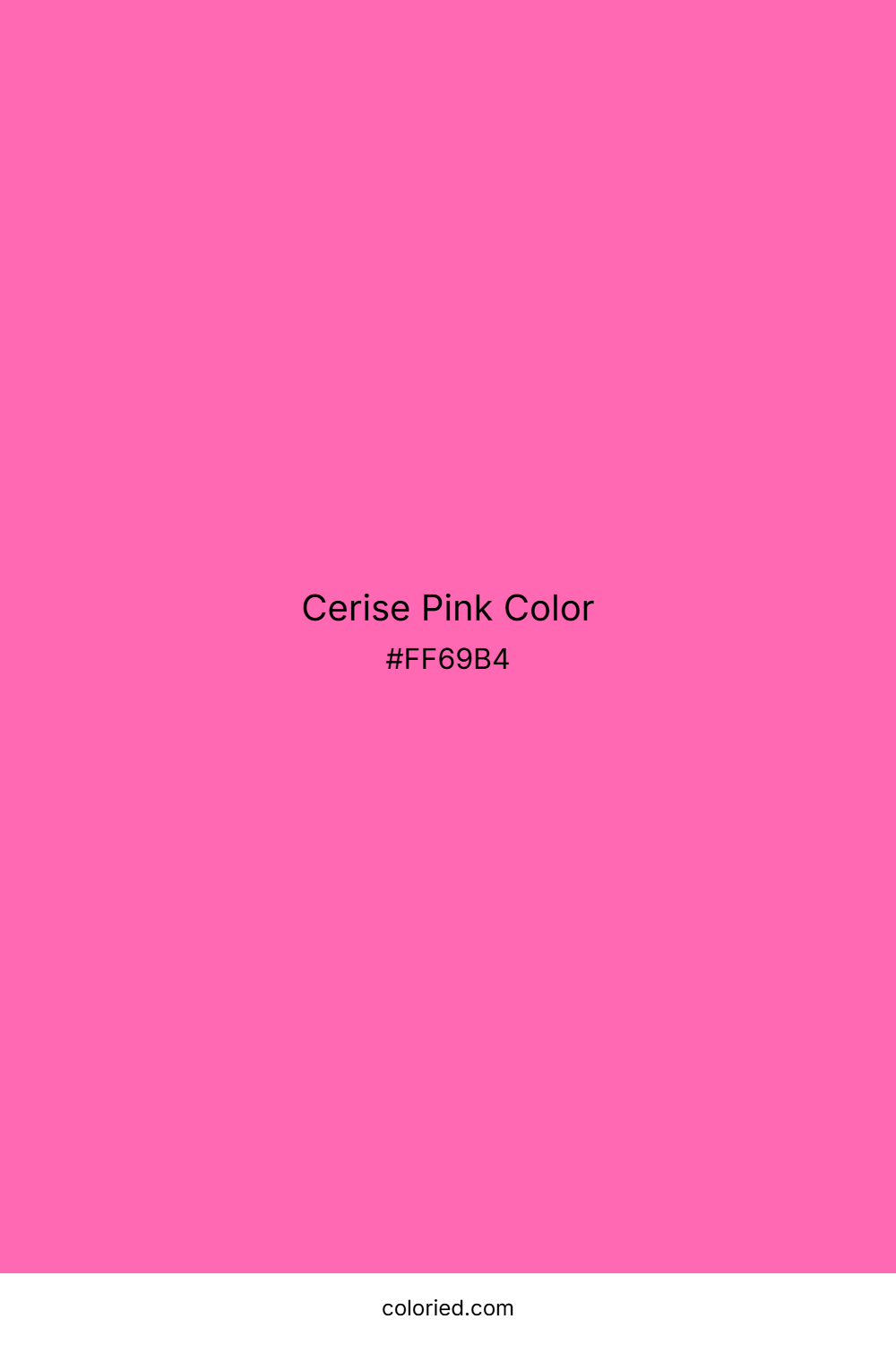Cerise Pink Color