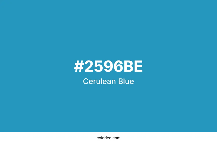 Cerulean Blue Color Hex Code