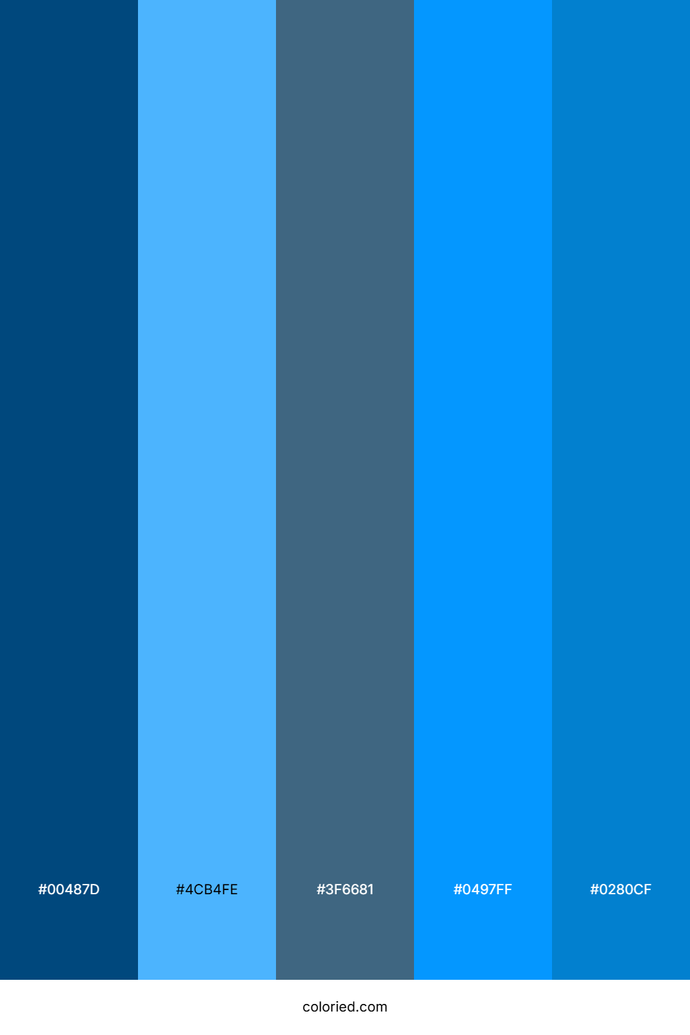 Cerulean Ocean Light Color Palette
