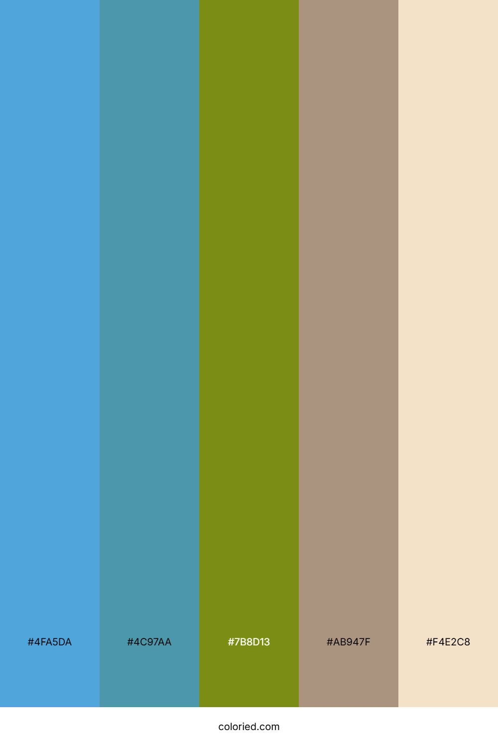 Cerulean Pine Glow Palette