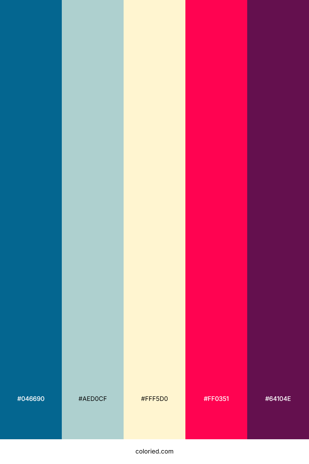 Cerulean Rose Flame Color Palette