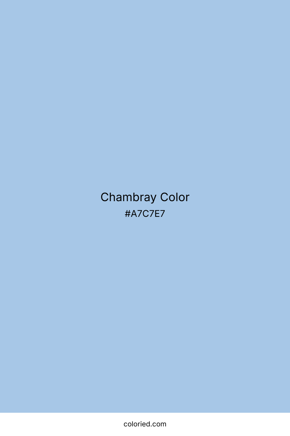 Chambray Color